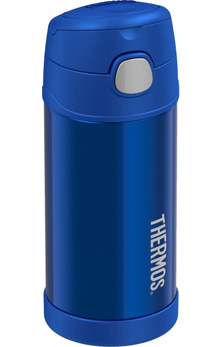 Thermos FUNtainer Vacuum Insulated Stainless Steel Straw Water Bottle 12oz - Blue