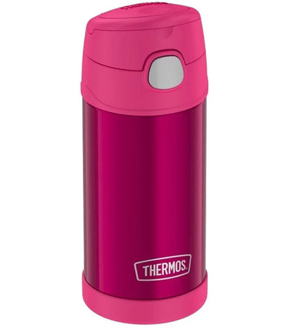 Thermos FUNtainer Vacuum Insulated Stainless Steel Straw Water Bottle 12oz - Pink - F4019PK6