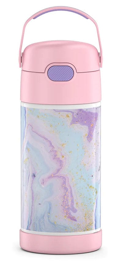 Thermos FUNtainer Vacuum Insulated Stainless Steel Straw Water Bottle, 12oz - Dreamy - F4101DR6