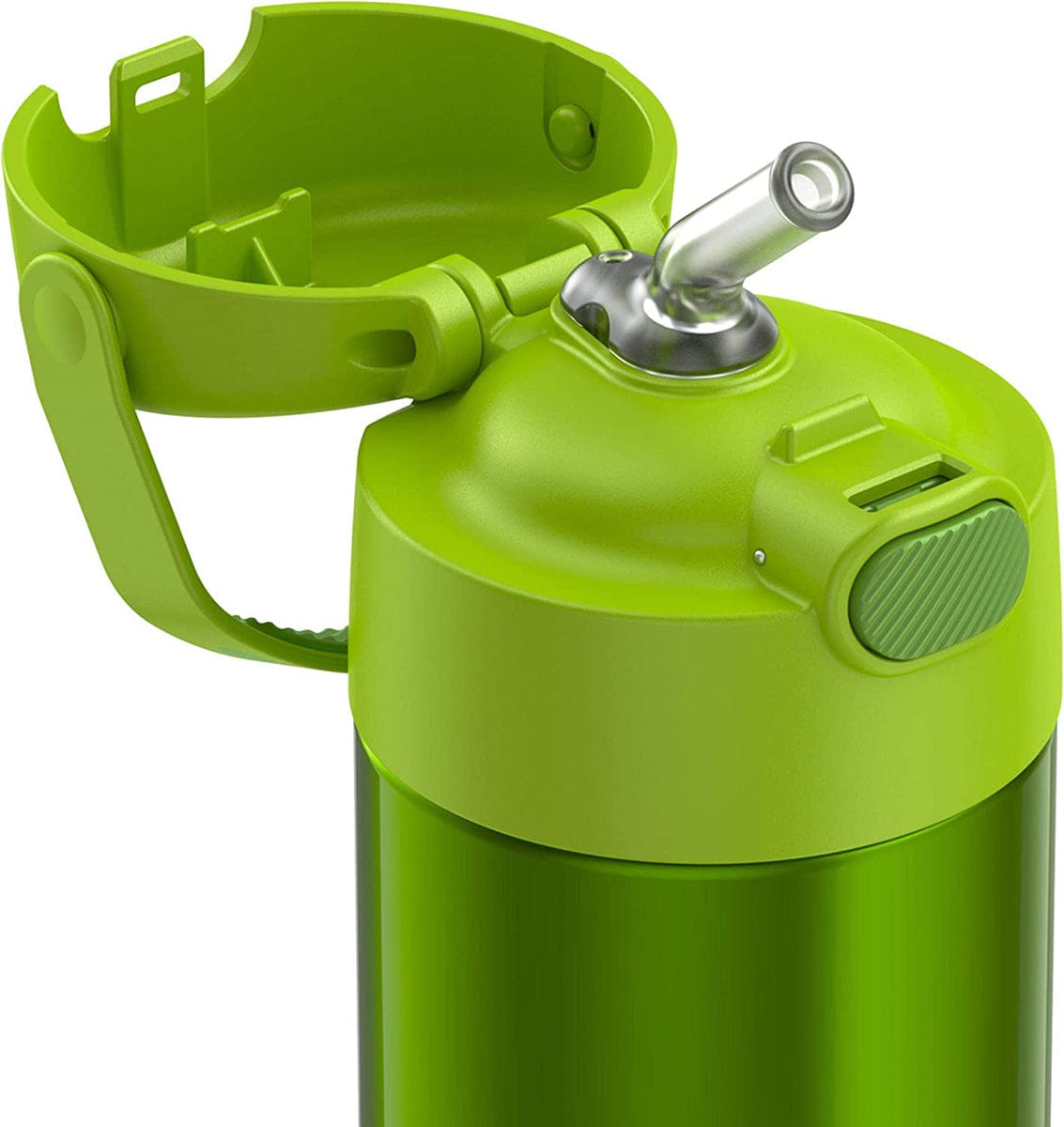 Thermos FUNtainer Vacuum Insulated Stainless Steel Straw Water Bottle 12oz - Lime - f4100lm6
