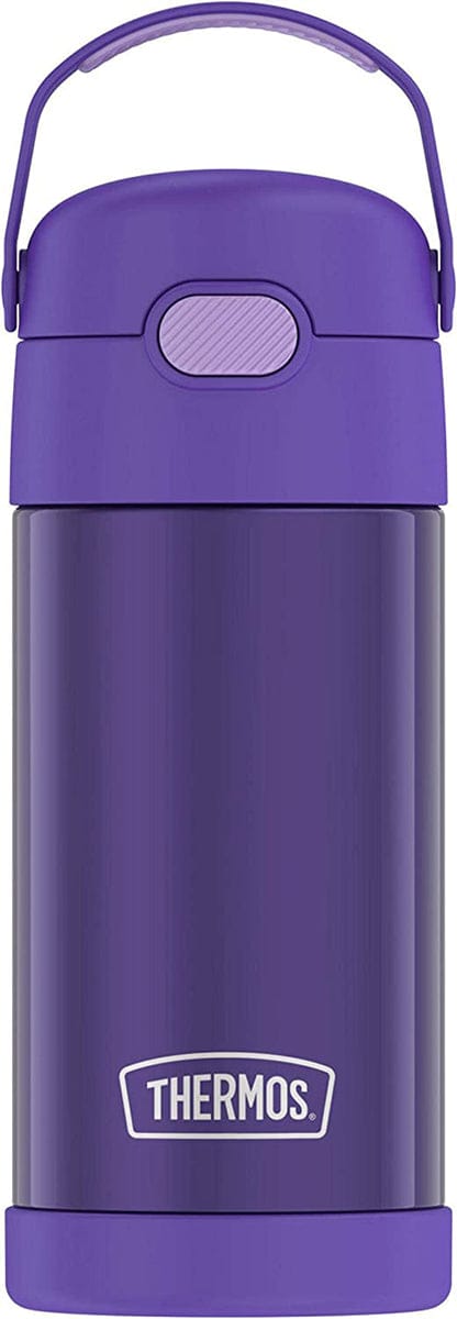 Thermos FUNtainer Vacuum Insulated Stainless Steel Straw Water Bottle 12oz - Purple - F4100PU6