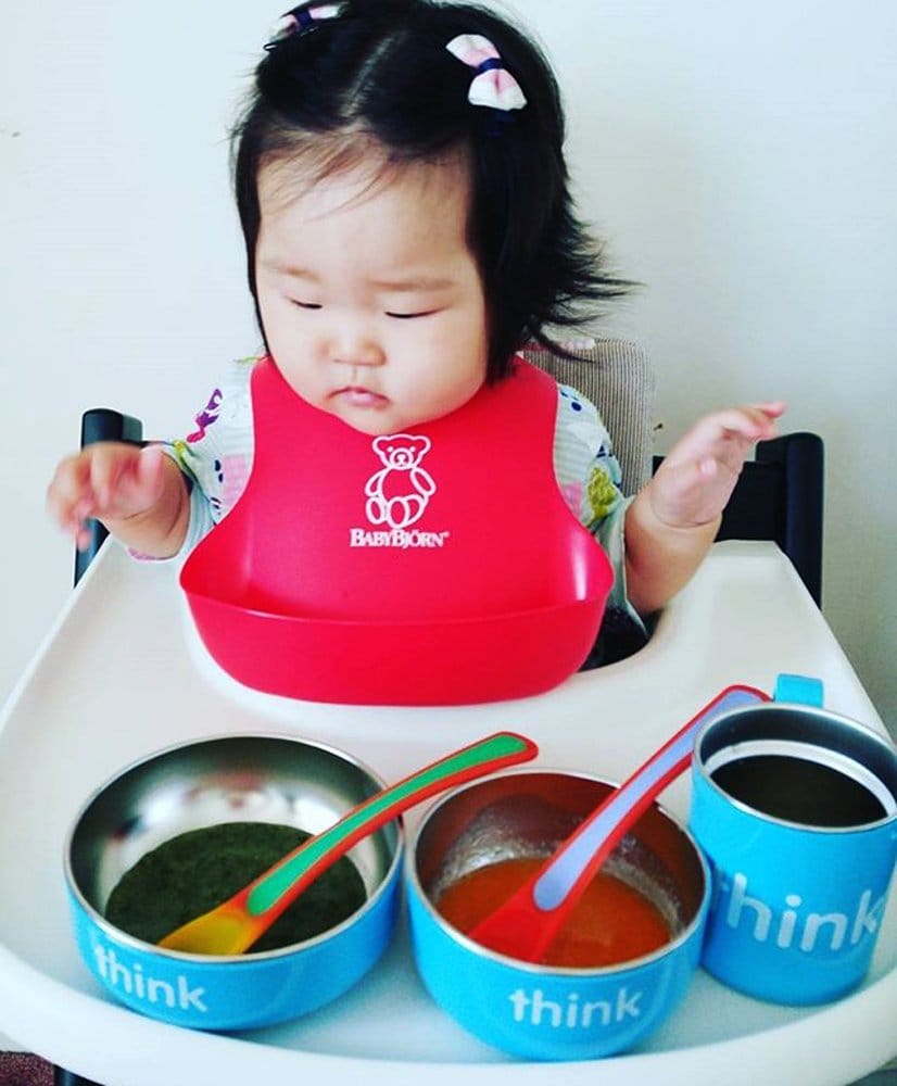 ThinkBaby The Complete BPA Free Feeding Set - Light Blue - 859871004286
