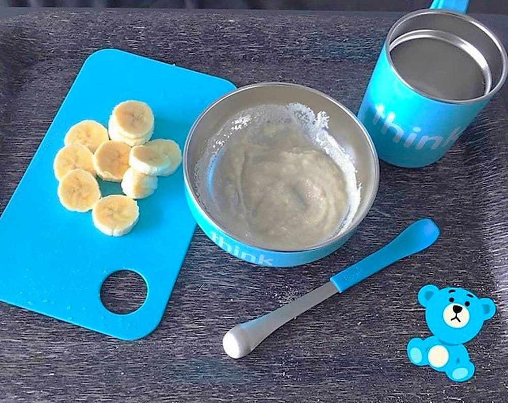 ThinkBaby The Complete BPA Free Feeding Set - Light Blue - 859871004286