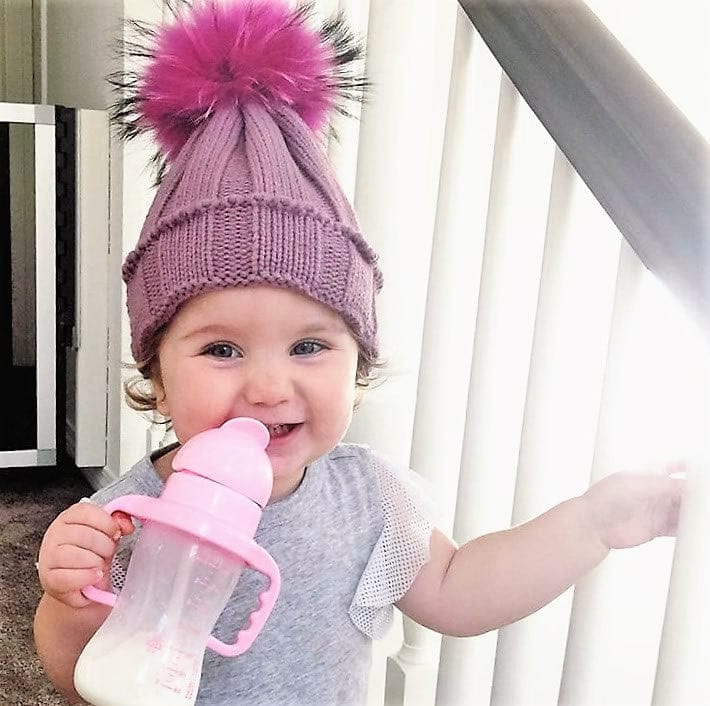 Thinkbaby Thinkster Straw Bottle, 9 oz - Light Blue