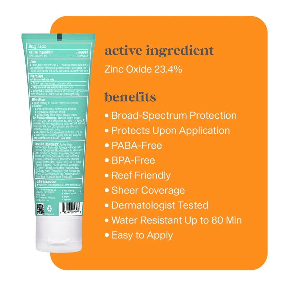 Thinksport Kids Sunscreen SPF 50+, 3oz - 42790