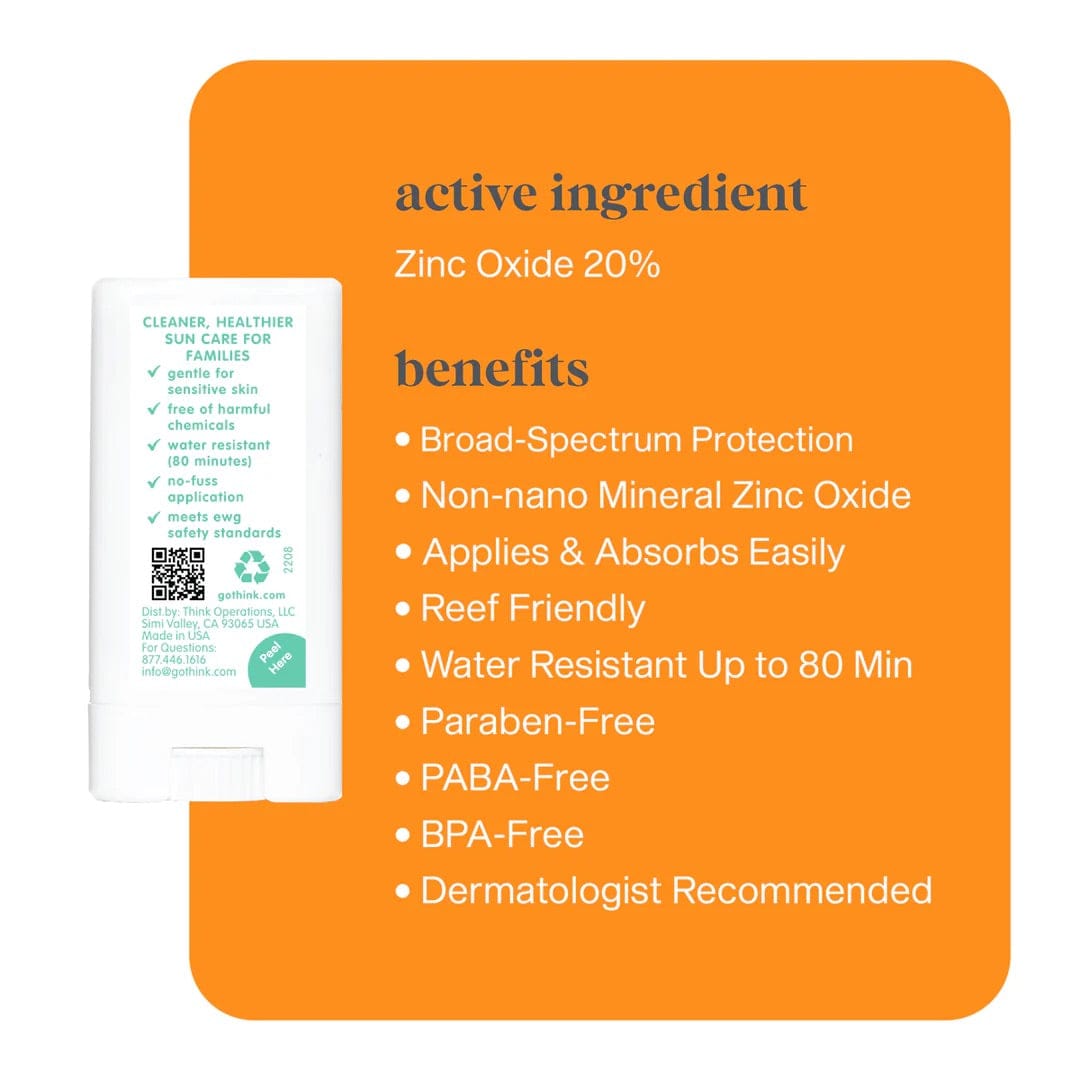 Thinksport Kids Sunscreen Stick, 10ml - 44897