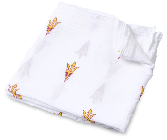 Three Little Anchors College Swaddle Blanket - Arizona State Sun Devils - TLAASU100