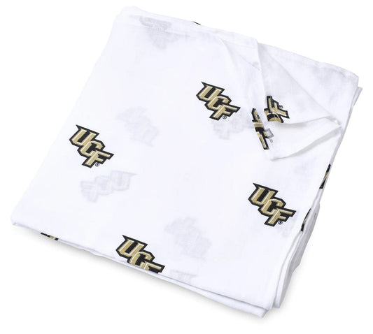Three Little Anchors College Swaddle Blanket - Central Florida Golden Knights - TLAUCF100
