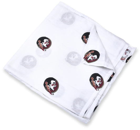 Three Little Anchors College Swaddle Blanket - Florida State Seminoles - TLAFSU100