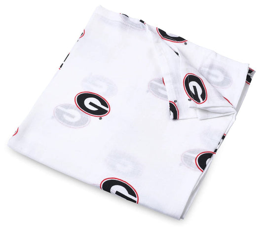 Three Little Anchors College Swaddle Blanket - Georgia Bulldogs - TLAUGA100