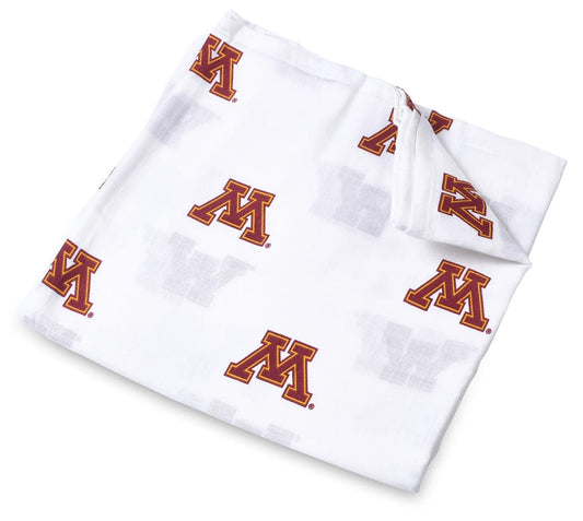 Three Little Anchors College Swaddle Blanket - Minnesota Golden Gophers - TLAMN100