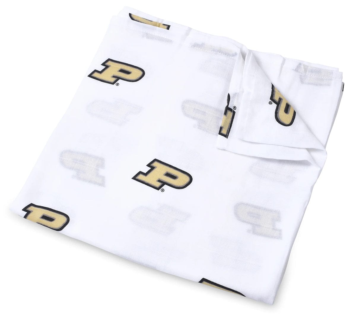 Three Little Anchors College Swaddle Blanket - Purdue Boilermakers - TLAPUR100