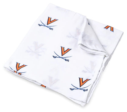 Three Little Anchors College Swaddle Blanket - Virginia Cavaliers - TLAVA100