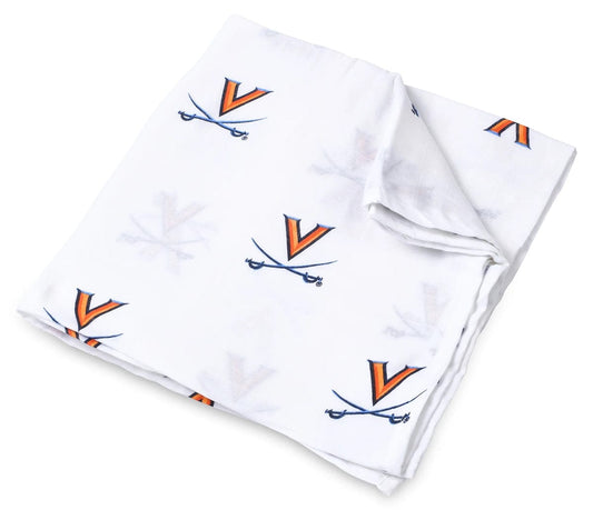 Three Little Anchors College Swaddle Blanket - Virginia Cavaliers - TLAVA100