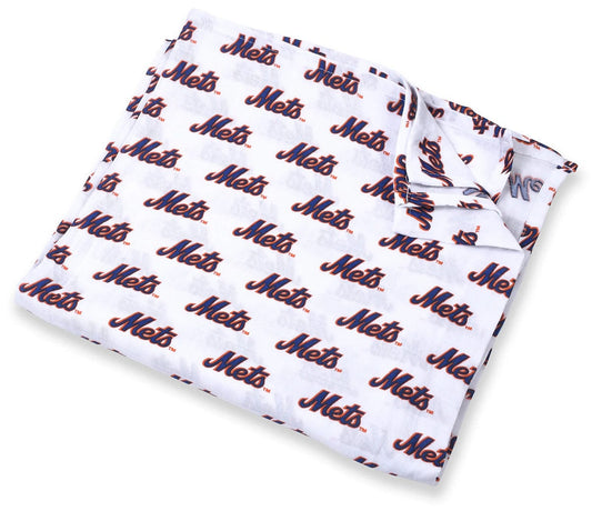 Three Little Anchors MLB Swaddle Blanket - New York Mets - TLANYM100