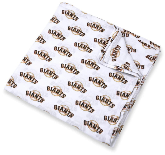 Three Little Anchors MLB Swaddle Blanket - San Francisco Giants - TLASFG100