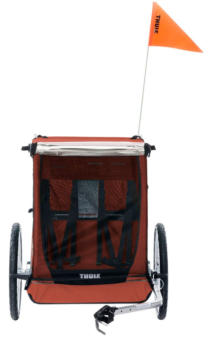 Thule Cadence 2-Seat Bicycle Trailer - Hot Sauce Red - 10101812
