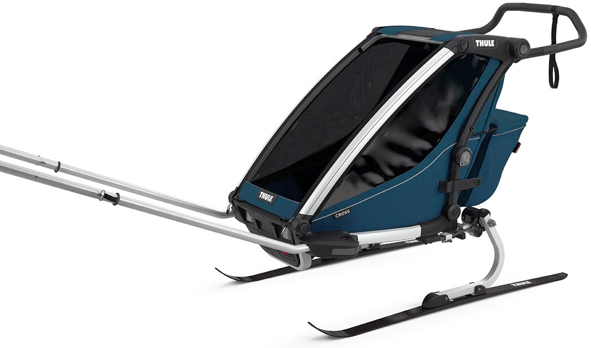 Thule Chariot Cross 1 Multisport Trailer + Stroller - Majolica Blue - 10202021