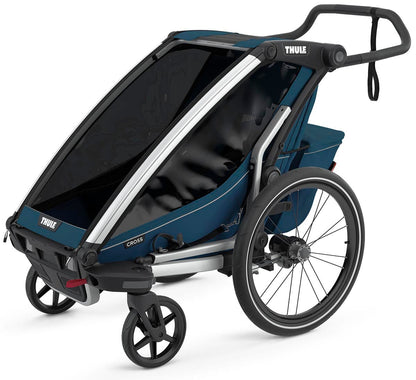 Thule Chariot Cross 1 Multisport Trailer + Stroller - Majolica Blue - 10202021