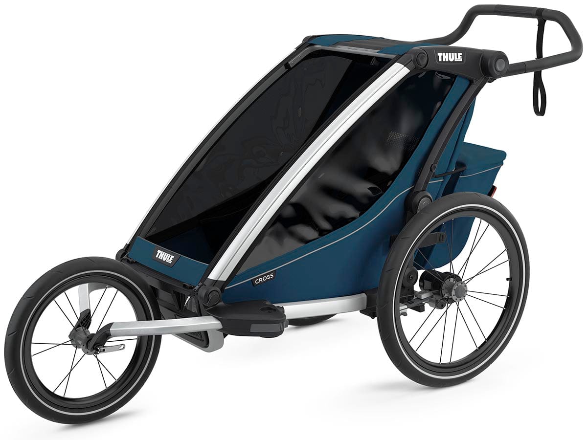 Thule Chariot Cross 1 Multisport Trailer + Stroller - Majolica Blue - 10202021
