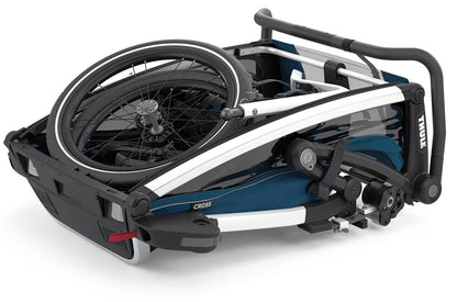 Thule Chariot Cross 2 Multisport Trailer + Stroller - Majolica Blue - 10202023