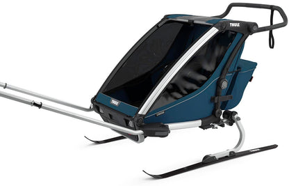 Thule Chariot Cross 2 Multisport Trailer + Stroller - Majolica Blue - 10202023