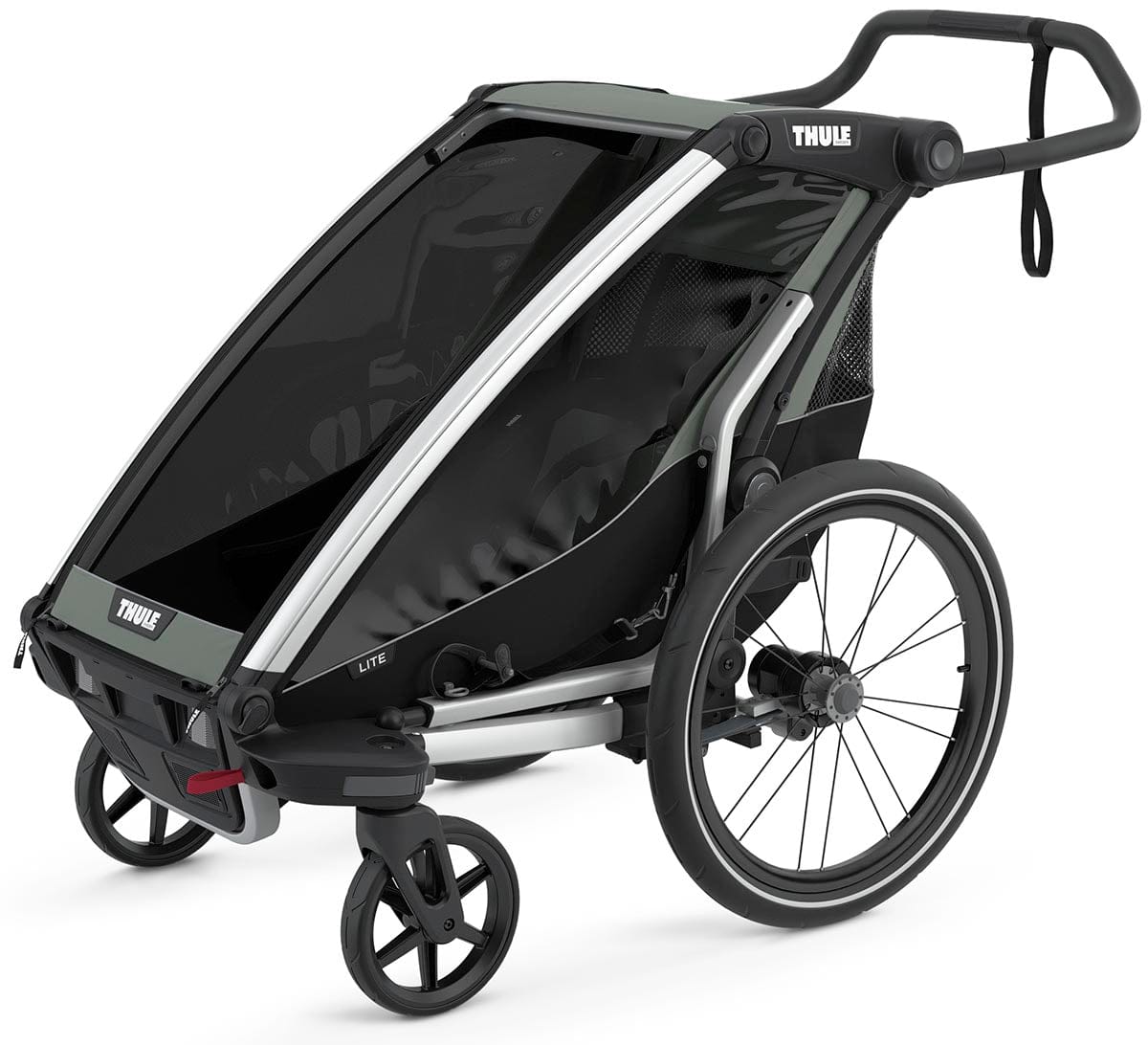 Thule Chariot Lite 1 Single Multisport Trailer + Stroller - Agave - 10203021