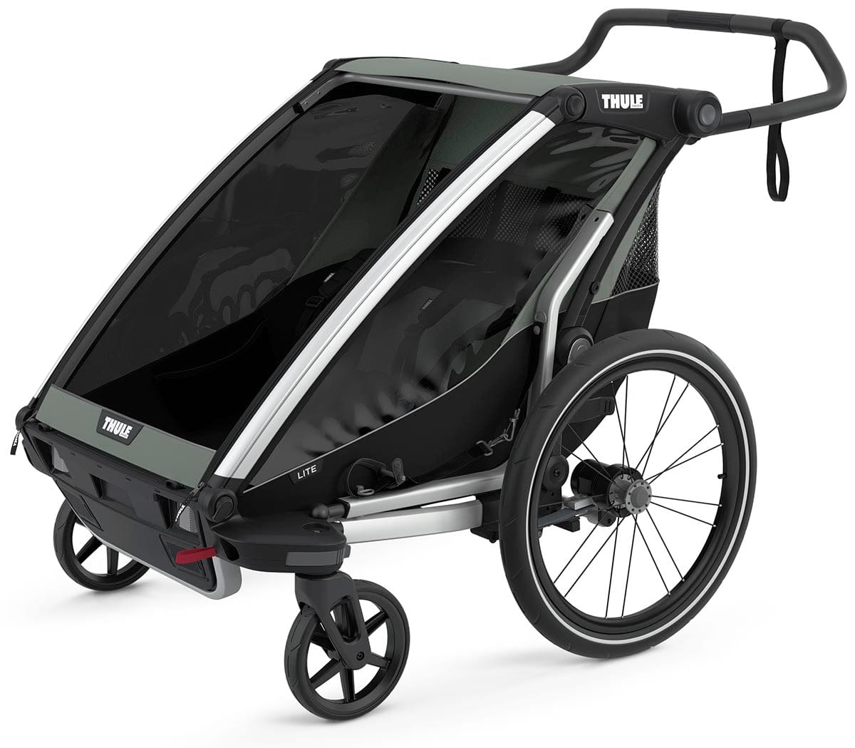 Thule Chariot Lite 2 Double Multisport Trailer + Stroller - Agave - 10203022