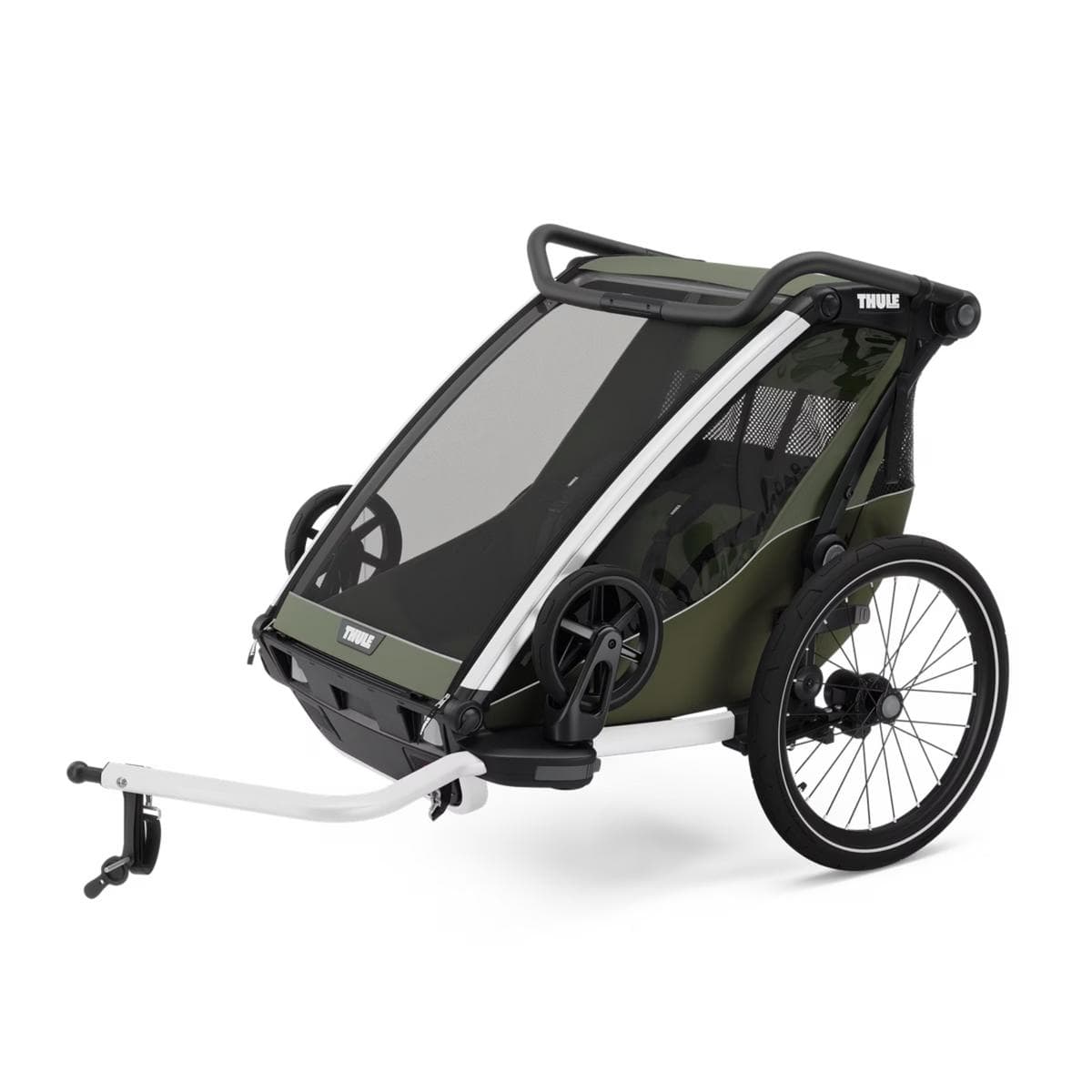 Thule Chariot Lite Double Multisport Trailer + Stroller - Vintage Green - 10203024