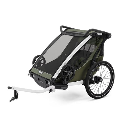 Thule Chariot Lite Double Multisport Trailer + Stroller - Vintage Green - 10203024