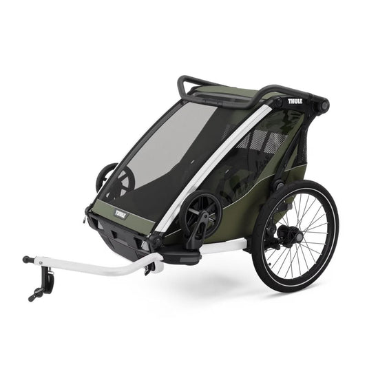 Thule Chariot Lite Double Multisport Trailer + Stroller - Vintage Green - 10203024