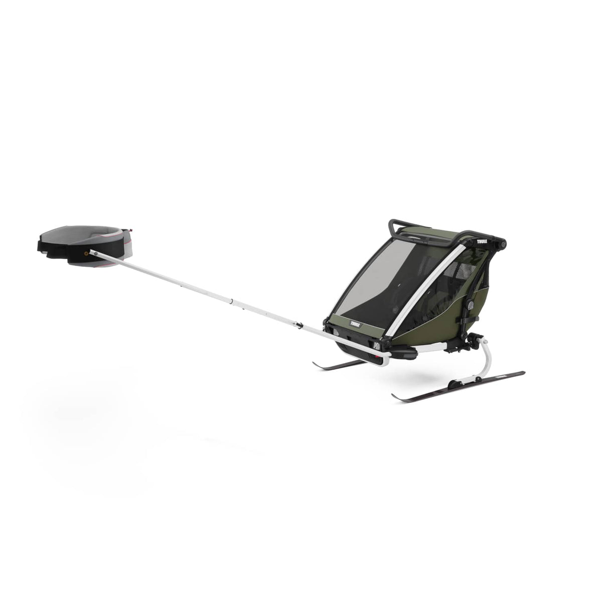 Thule Chariot Lite Double Multisport Trailer + Stroller - Vintage Green - 10203024