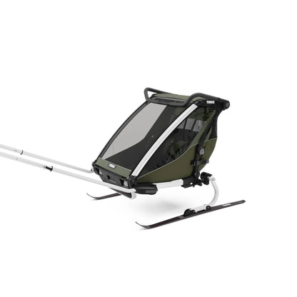 Thule Chariot Lite Double Multisport Trailer + Stroller - Vintage Green - 10203024