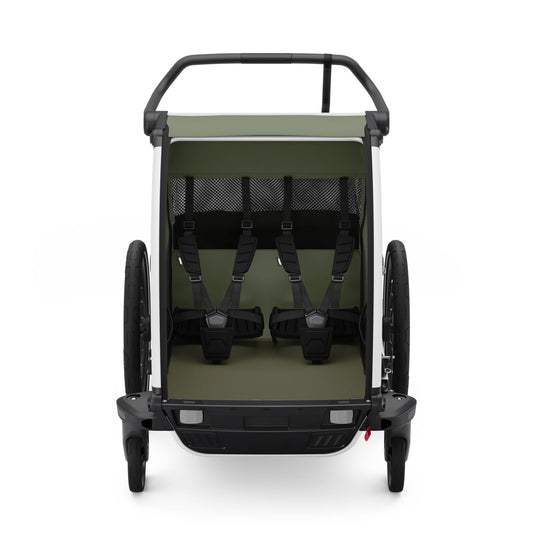 Thule Chariot Lite Double Multisport Trailer + Stroller - Vintage Green - 10203024