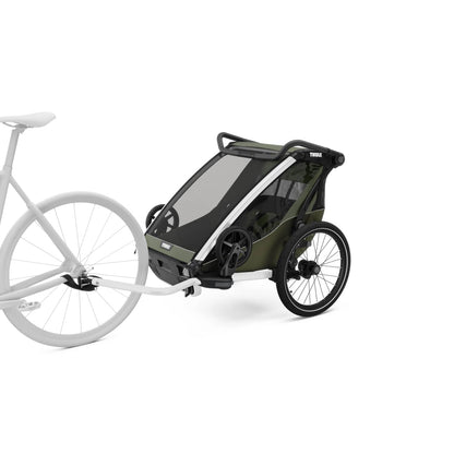 Thule Chariot Lite Double Multisport Trailer + Stroller - Vintage Green - 10203024