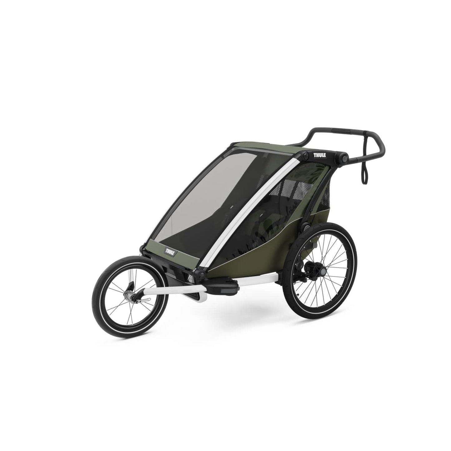 Thule Chariot Lite Double Multisport Trailer + Stroller - Vintage Green - 10203024