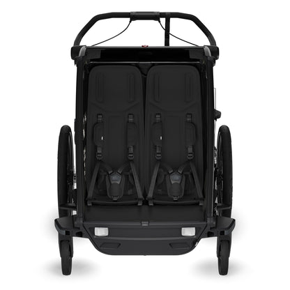 Thule Chariot Sport 2 Double Multisport Bike Trailer + Stroller - Black - 10201031