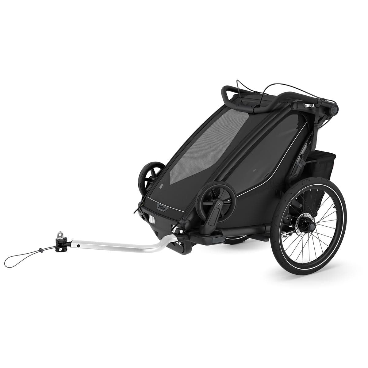 Thule Chariot Sport 2 Single Multisport Bike Trailer + Stroller - Black - 10201030