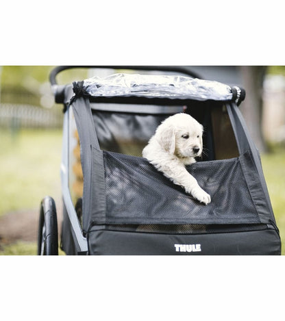 Thule Courier Bicycle Trailer + Pet Kit Bundle - Aegean Blue - 10102001-20301001