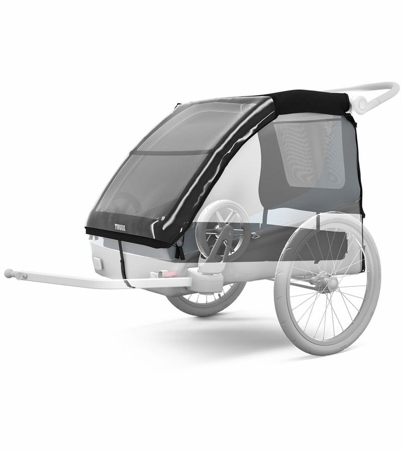 Thule Courier Bicycle Trailer + Pet Kit Bundle - Aegean Blue - 10102001-20301001