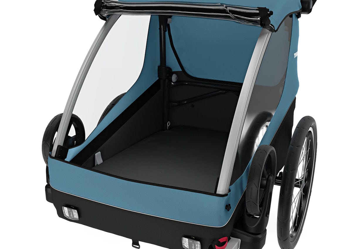 Thule Courier Bicycle Trailer + Stroller - Aegean Blue - 10102001