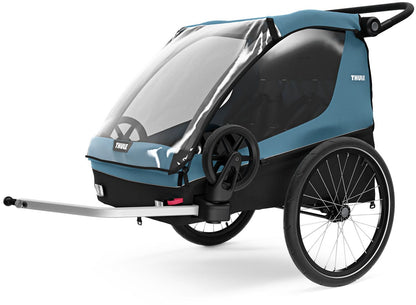 Thule Courier Bicycle Trailer + Stroller - Aegean Blue - 10102001