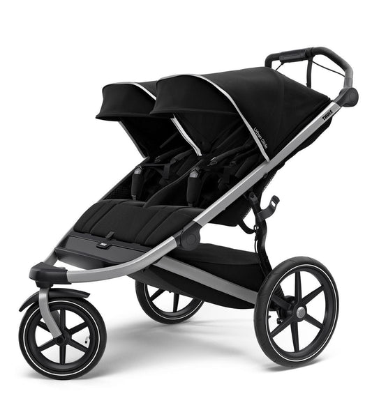 Thule OPEN BOX Urban Glide 2 Double Jogger Stroller - Jet Black - 10101951-OB