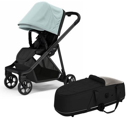 Thule Shine Stroller + Bassinet Bundle - Alaska / Black - 11400203-11400300
