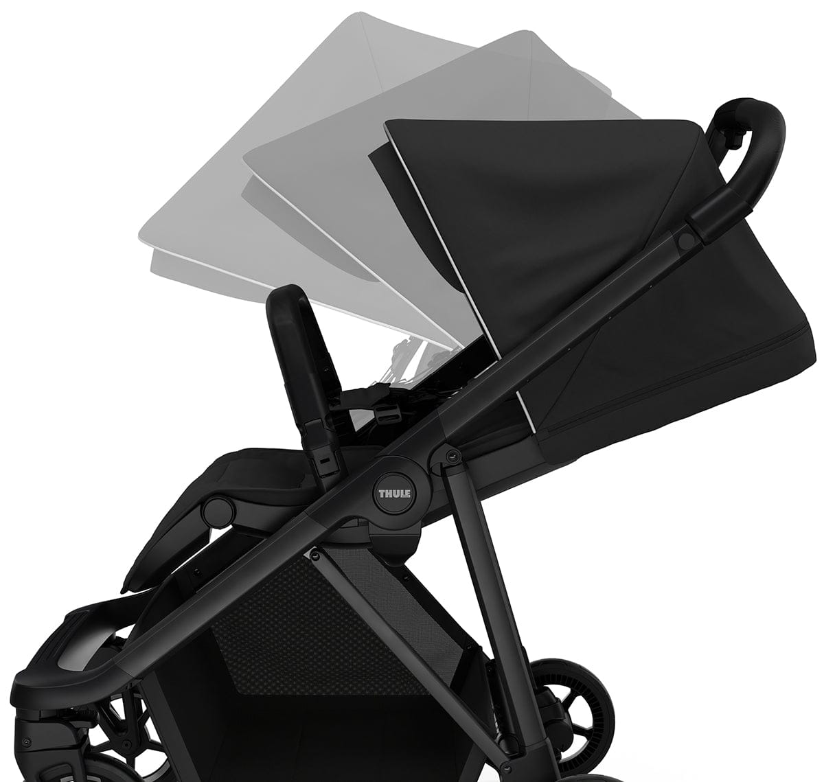 Thule Shine Stroller + Bassinet Bundle - Black / Black - 11400202-11400300