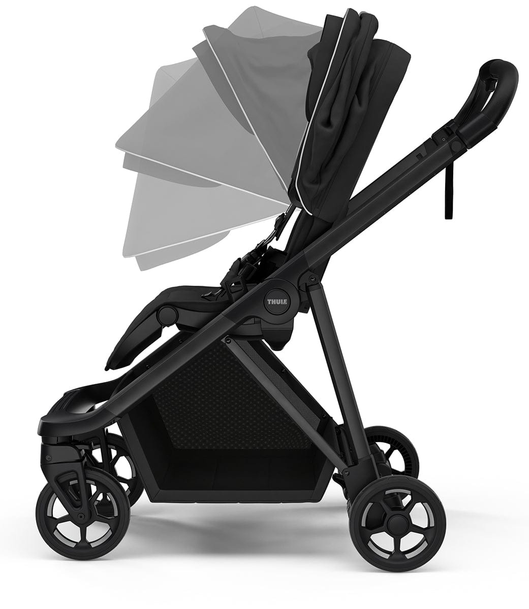 Thule Shine Stroller + Bassinet Bundle - Black / Black - 11400202-11400300