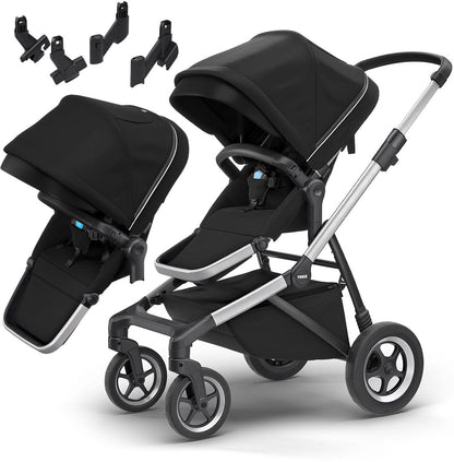 Thule Sleek Double Stroller - Midnight Black - 11000002-11000201