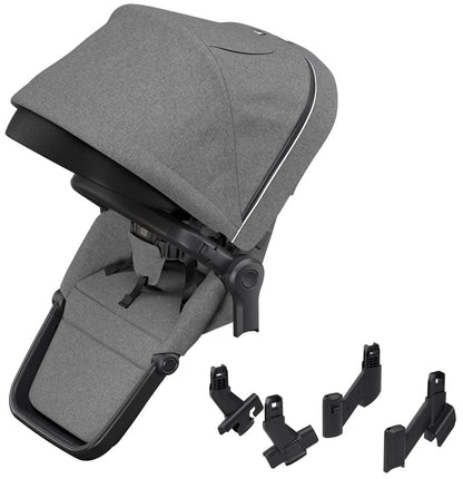 Thule Sleek Sibling Seat - Black / Grey Melange - 11000210
