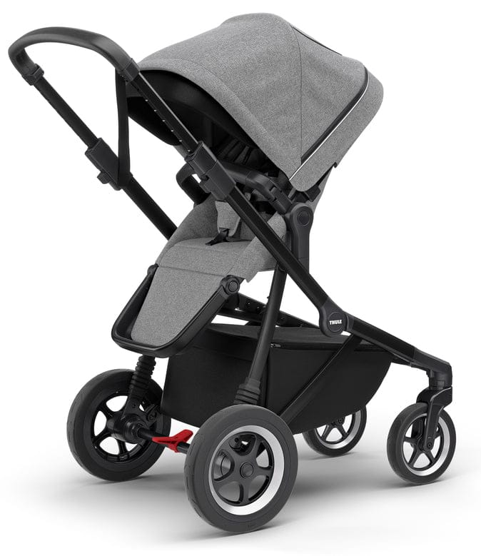 Thule Sleek Single-to-Double Stroller - Black / Grey Melange - 11000021