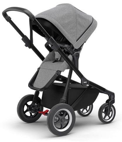 Thule Sleek Single-to-Double Stroller - Black / Grey Melange - 11000021